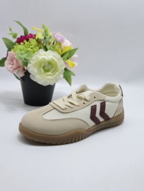 Buty sportowe damskie na płaskim (36-41) 88-83 BEIGE