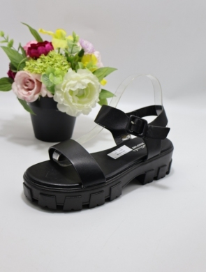Sandały damskie na płaskim (36-41) 0616 BLACK
