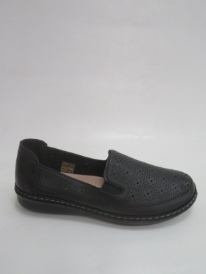 Półbuty damskie na płaskim (36-42) 91017 BLACK