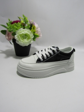 Buty sportowe damskie na płaskim (36-41) HZ15 BLACK