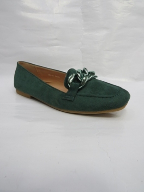 Mokasyny damskie na płaskim (36-41) L-15 GREEN