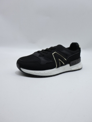 Buty sportowe damskie na płaskim (36-41) 88-179 BLACK