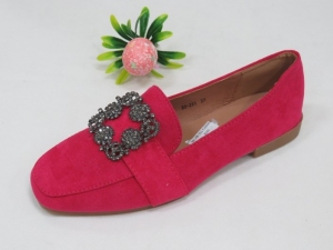 Mokasyny damskie na płaskim (36-41) H8-251 FUCHSIA