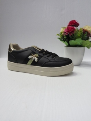 Buty sportowe damskie na płaskim (36-41) 88-90 BLACK