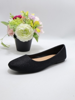 Baleriny damskie (36-42) 3423-1 BLACK