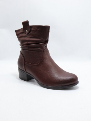 Botki damskie ocieplane na obcasie (36-41) 8681-4