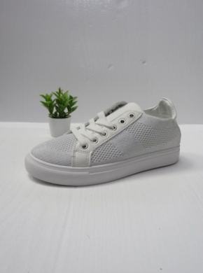 Buty sportowe damskie na płaskim (36-41) K2157 WHITE