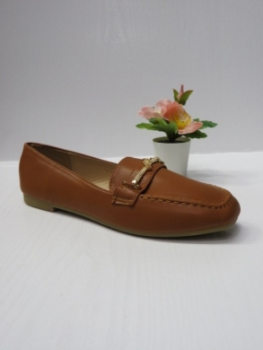 Mokasyny damskie na płaskim (36-41) LS5389 CAMEL