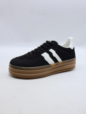 Buty sportowe damskie na płaskim (36-41) 203 BLACK