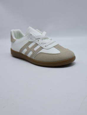 Buty sportowe damskie na płaskim (36-41) FZL-3 WH/BEIGE