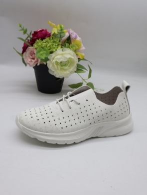 Buty sportowe damskie na płaskim (36-41) YY-180 WHITE
