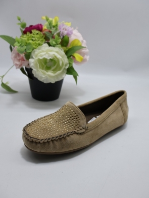 Mokasyny damskie na płaskim (36-41) RQ025 KHAKI