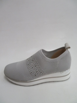 Buty sportowe damskie na koturnie (36-41) HQ261 GREY