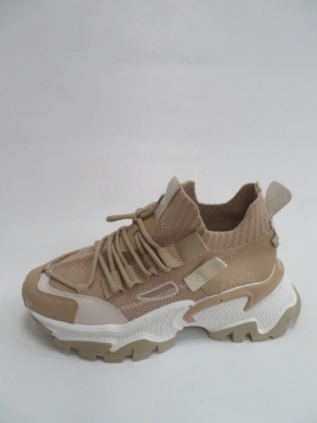Sneakersy damskie niskie (36-41) 9206 KHAKI