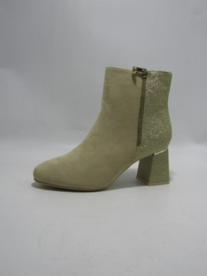 Botki damskie ocieplane na obcasie (36-41) A870 BEIGE