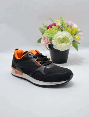 Buty sportowe damskie na płaskim (36-41) 9370 BLACK