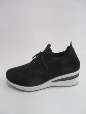 Buty sportowe damskie na koturnie (36-41) A77 BLACK