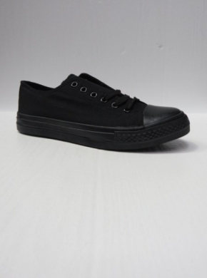 Trampki damskie na płaskim (39-43) 608A-3 ALLBLACK