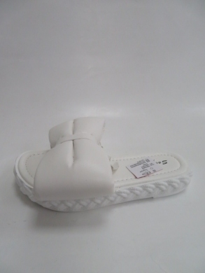 Klapki damskie na płaskim (36-41) TL8-74 WHITE