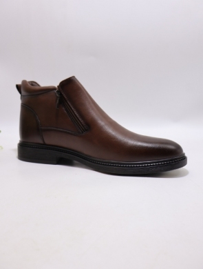 Botki męskie ocieplane (40-45) 63510-3 BROWN
