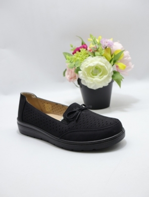 Półbuty damskie na płaskim (36-41) VR617 BLACK