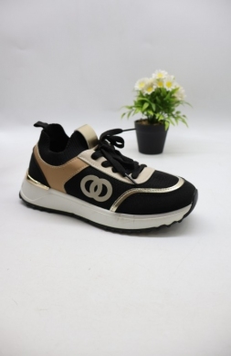 Buty sportowe damskie na płaskim (36-41) EV403 BLACK