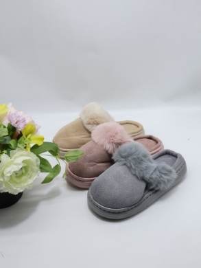 Kapcie damskie ocieplane (36-41) E687 MIX