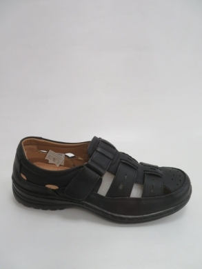 Półbuty męskie -skórzane (40-46) 2603-1 BLACK