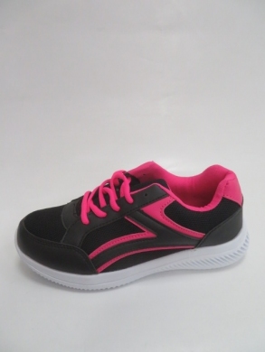 Buty sportowe damskie na płaskim (36-41) 2810 BLACK