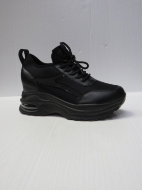 Buty sportowe damskie na koturnie (36-41) AB123 BLACK