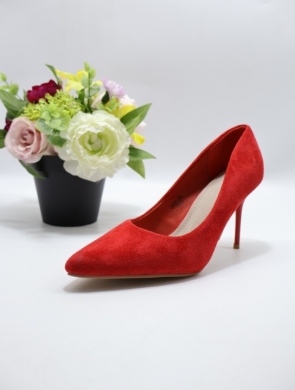 Czółenki damskie na obcasie (36-41) XJK02 RED