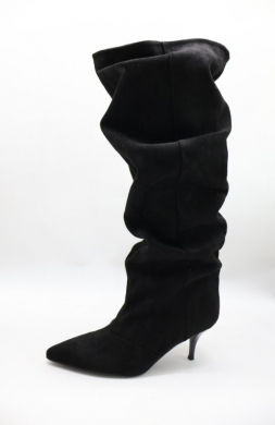 Kozaki damskie na szpilce (36-41) 52226 BLACK