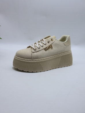 Buty sportowe damskie na płaskim (36-41) 6453 KHAKI