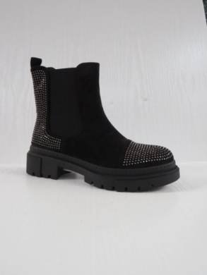 Botki damskie na płaskim (36-41) LQ-57 BLACK