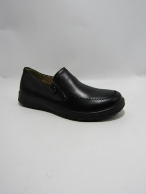 Półbuty damskie na płaskim (36-42) 37029-1 BLACK