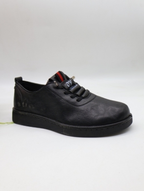 Półbuty damskie na płaskim (39-43) DTC06-7 BLACK