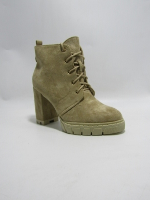 Botki damskie ocieplane na obcasie (36-41) XGX-23305-2 KHAKI