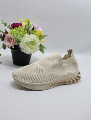 Buty sportowe damskie na płaskim (36-41) NB526 BEIGE