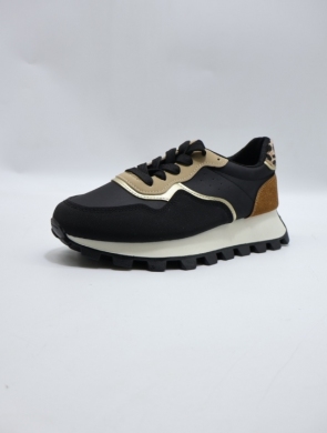 Buty sportowe damskie na płaskim (36-41) 88225 BLACK