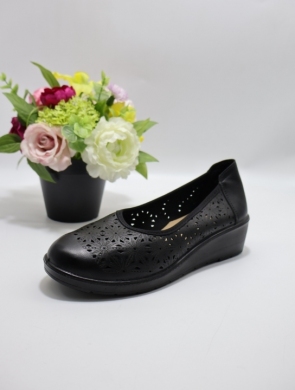Półbuty damskie na koturnie (39-43) DX8119 BLACK
