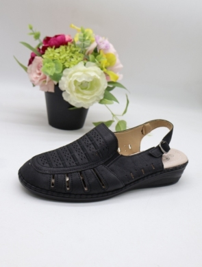 Sandały damskie na płaskim (36-42) 2300-21 BLACK