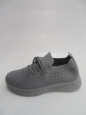 Buty sportowe damskie na płaskim (37-42) N1525 GREY