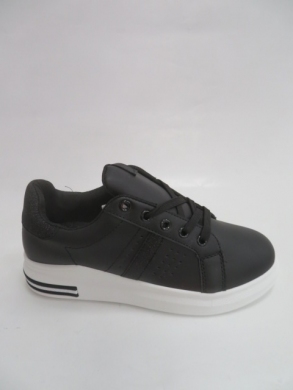Buty sportowe damskie na płaskim (36-41) CNT-35 BLACK