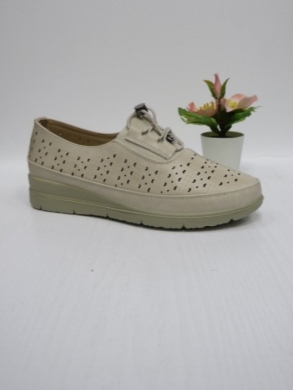 Półbuty damskie na koturnie (36-42) 8610-4 BEIGE