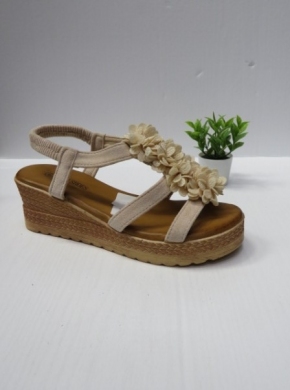 Sandały damskie na koturnie (36-41) WH-516 BEIGE