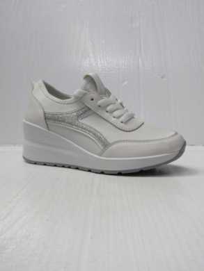 Buty sportowe damskie na koturnie (36-41) J-156 WHITE