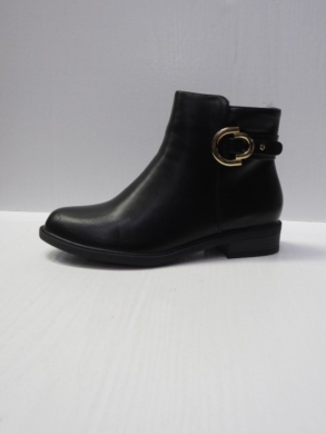 Botki damskie na płaskim (36-41) D7-3 BLACK
