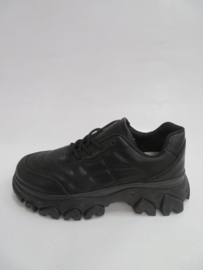Buty sportowe damskie na koturnie (36-41) LA151 BLACK