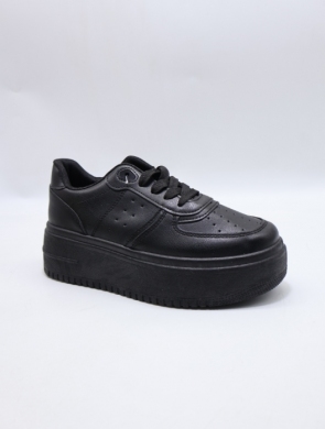 Buty sportowe damskie na płaskim (36-41) BL293 BLACK
