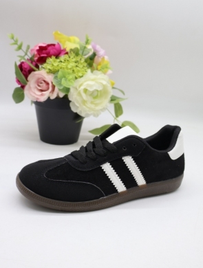 Buty sportowe damskie na płaskim (36-41) A-108 BLACK